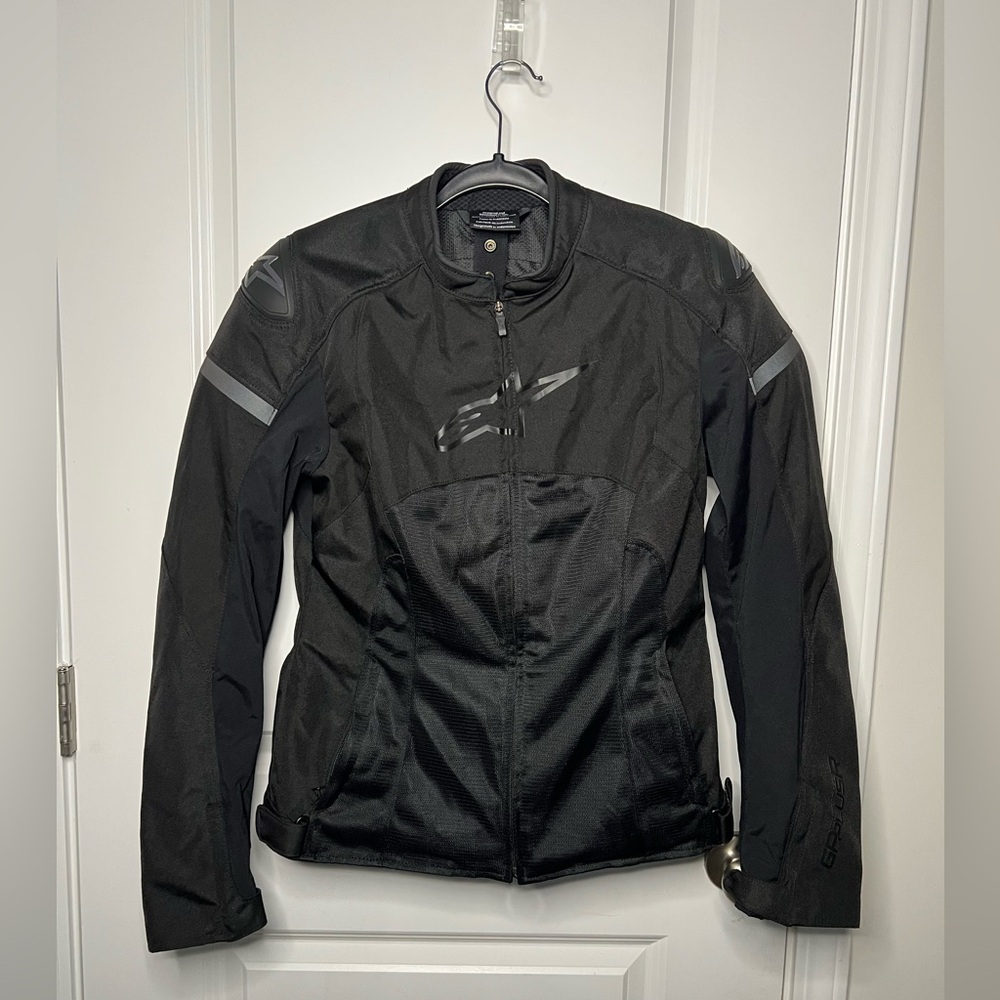 Alpinestars Black Utility Motorcycle Jacket with Gray Accents